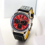 Breitling Top Time 42mm Dandong 7750 Movement 316L Steel Red Face Watch